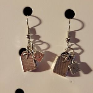 Earrings Tea bag